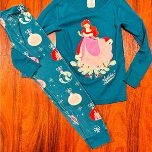 👸 Hanna Andersson Disney Princess Ariel Pajamas - Teal, 4T